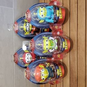 Pixar REMIX Figurines.  Figurines 1 - 5. New, in original packaging.